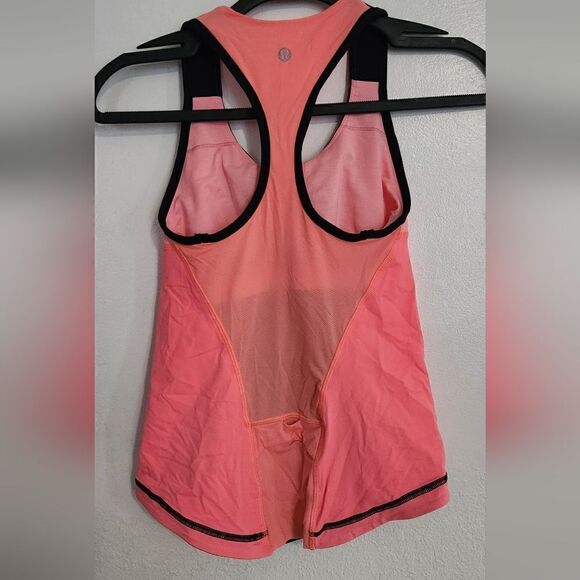 Lululemon Cardio Kick Tank Top in Orange Size 2 - Picture 3 of 10